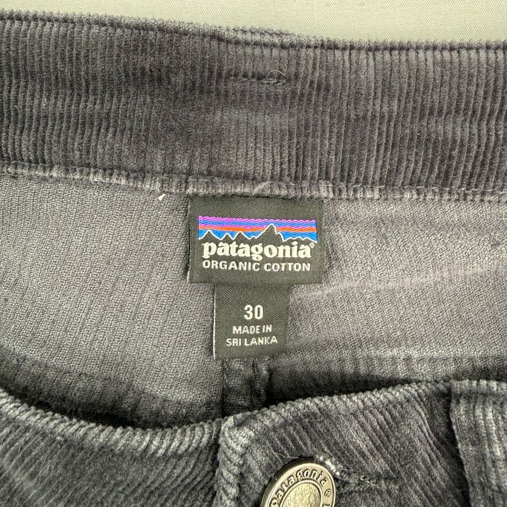 Patagonia Womens Organic Cotton Corduroy Slim Straight Pants Grey Size 30 10 - Picture 5 of 10